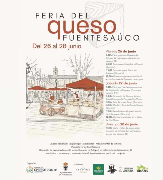 cartel feria del queso Fuentesaúco