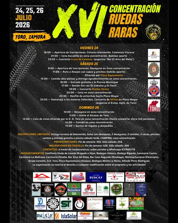 cartel ruedas raaras 2026