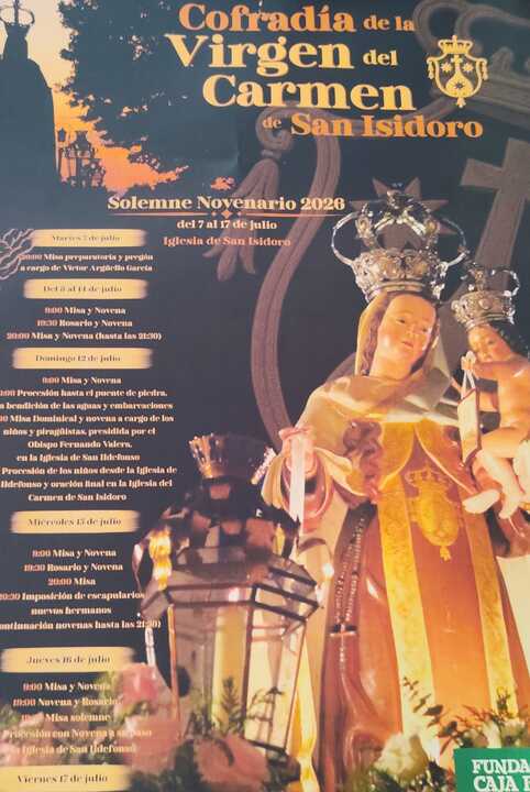 Cartel Cofradía del Carmen de San Isidoro