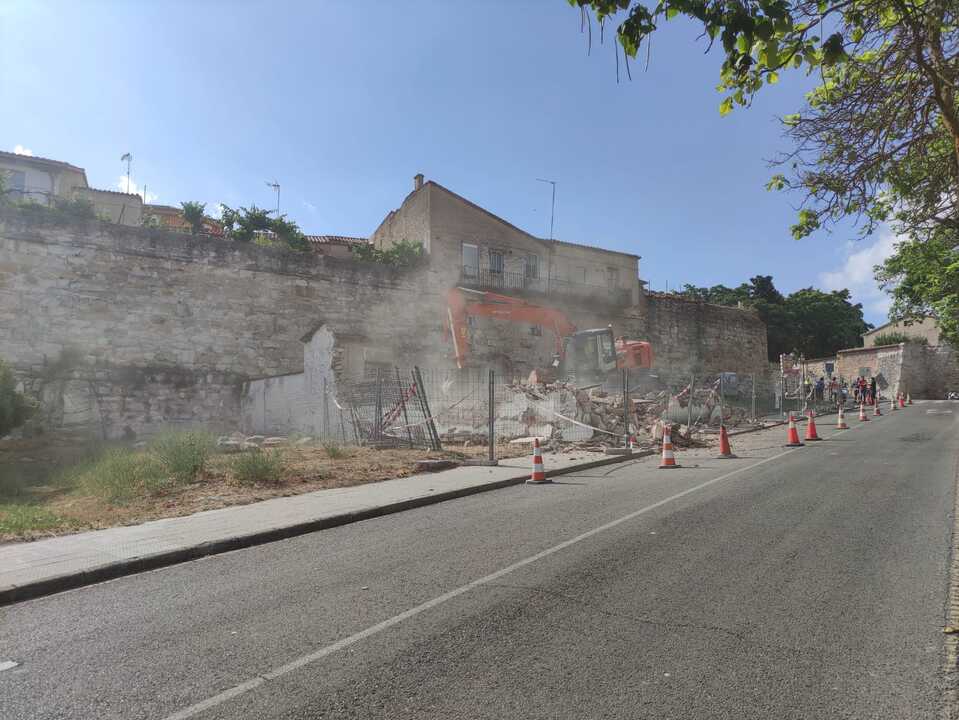 derribo de la muralla