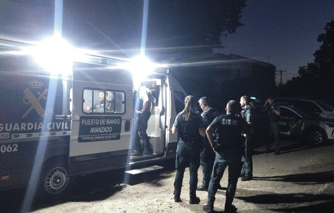 Dispositivo de la Guardia Civil en 1