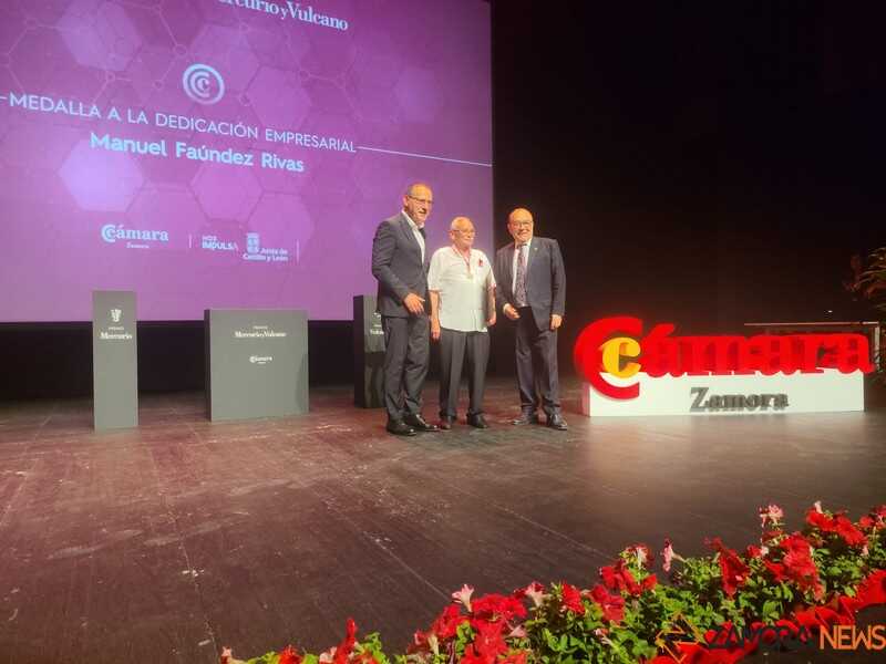 Manuel Faúndez, premio Medalla a la Dedicación Empresarial