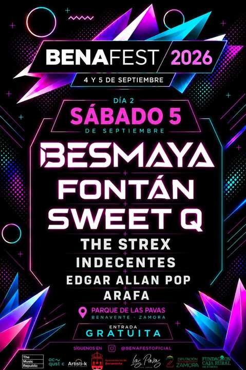 Benafest cartel sábado
