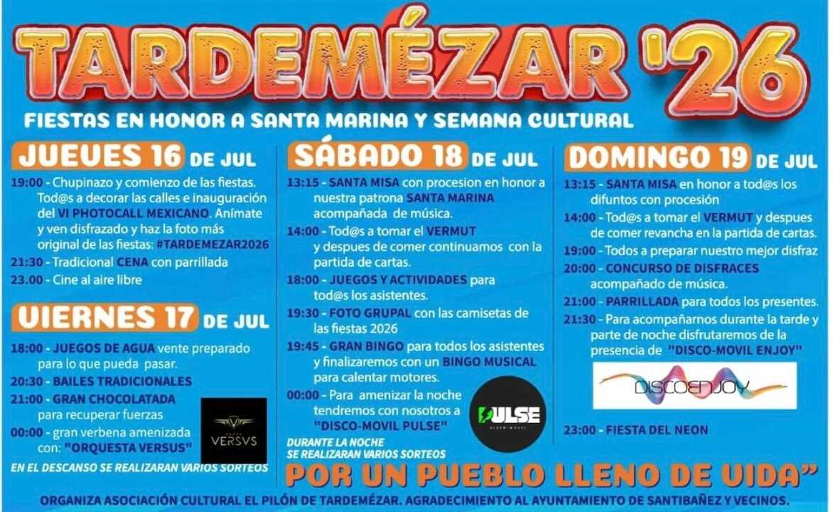 cartel fiestas Tardemézar