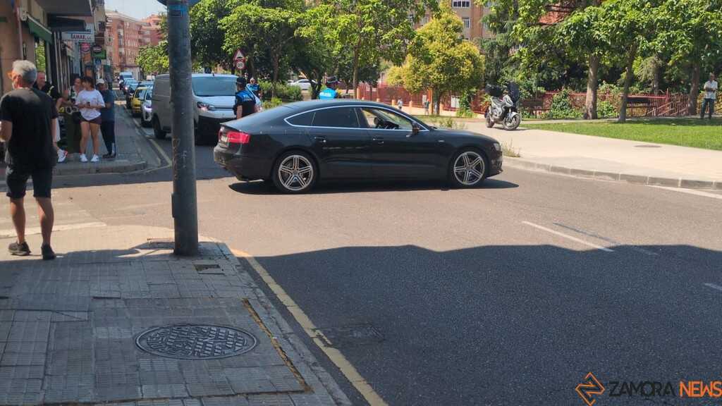 Accidente con fuga en Zamora 