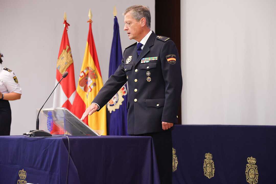 Jesús del Amo toma posesión como nuevo jefe superior de Policía de Castilla y León