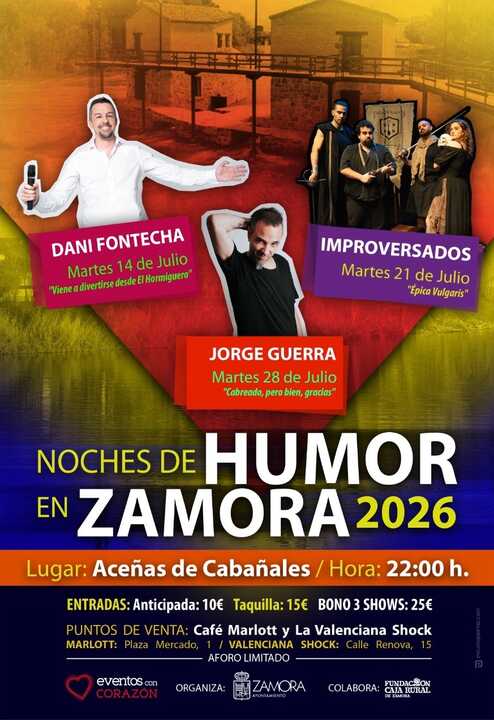 cartel noches de humor