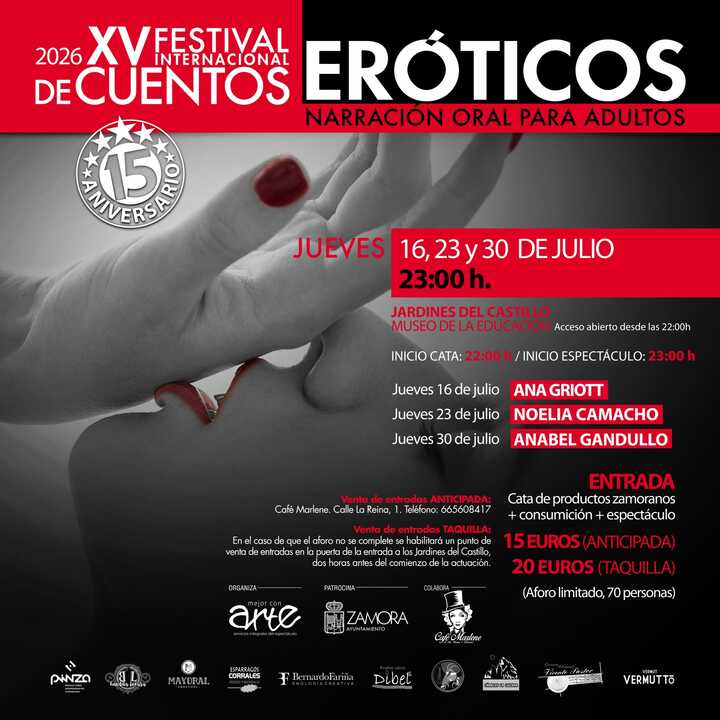cartel festival cuentos eróticos