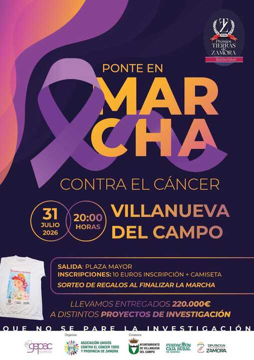 Marcha contra el cáncer Villanueva del Campo