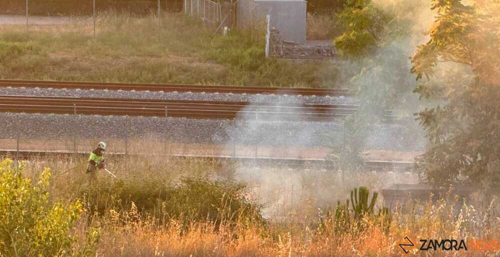 bomberos zamora vias del tren 