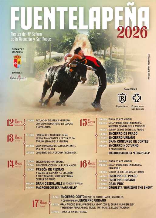 cartel fiestas Fuentelapeña