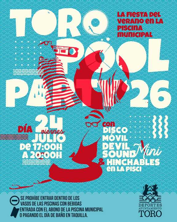cartel presentación ToroPool party 2026
