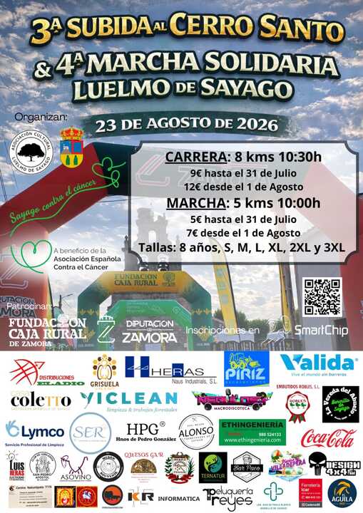 Subida al Cerro solidaria Luelmo de Sayago
