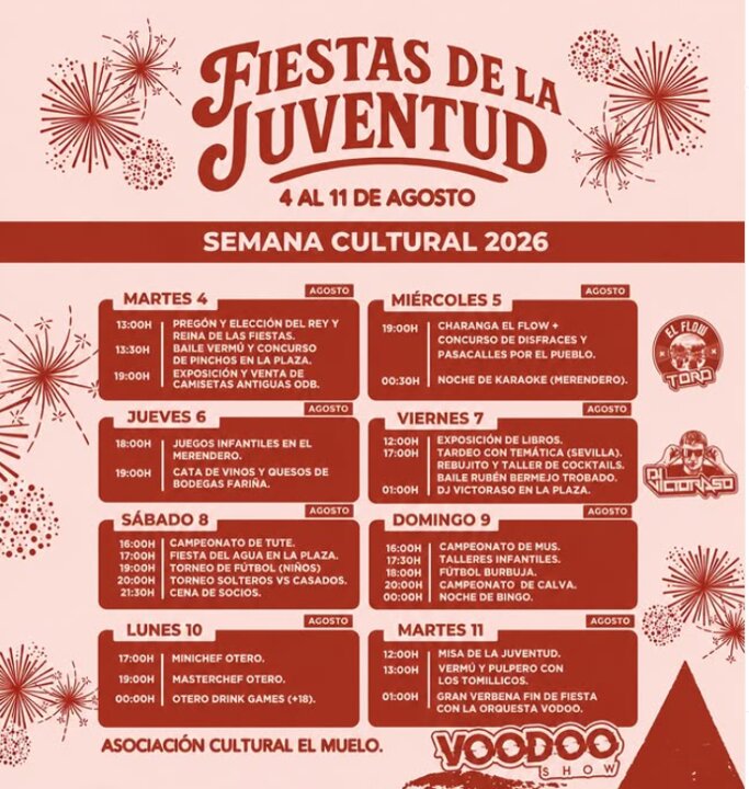 cartel fiestas de Otero de Bodas