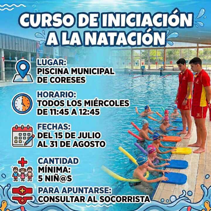 Curso natación Coreses