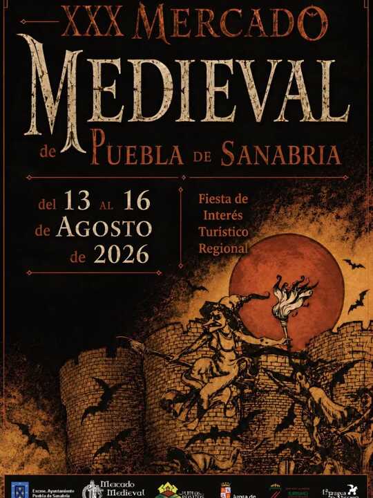 cartel mercado medieval de Puebla de Sanabria