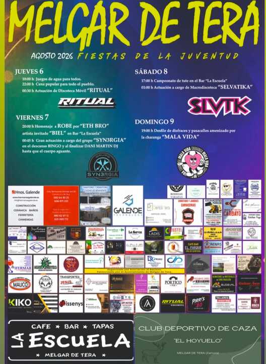 cartel de fiestas Melgar de Tera