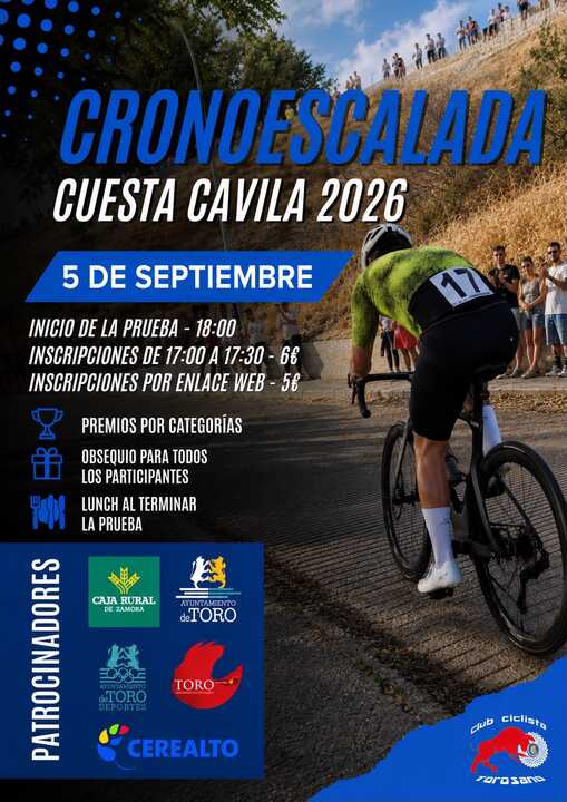 cartel Cronoescalada Cuesta Cavila
