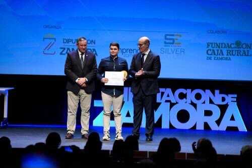 Imagen de archivo de Pablo del Campo en los Premios Talento de Zamora, donde recibió una mención